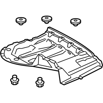 Lexus 58415-06120 Board, Rear Floor, NO.