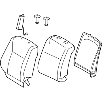 Lexus 71440-50M11-B0 Back Assembly, Front Seat