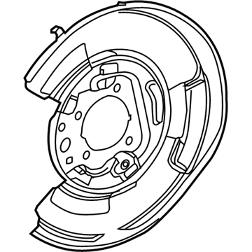 Lexus 46504-24120 Plate Sub-Assembly, Park