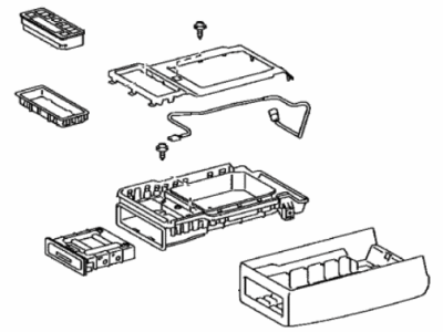 Lexus 72860-30A71-C3 Box Assembly, RR Seat Ct