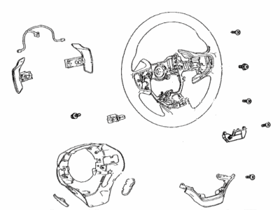 Lexus 45100-50441-22 Wheel Assy, Steering