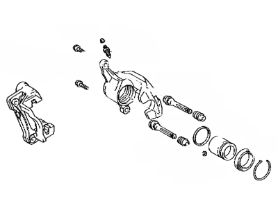 Lexus 47750-50110 Rear Driver Disc Brake Cylinder Assembly