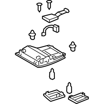 Lexus 81260-60F90-A0 Lamp Assy, Map