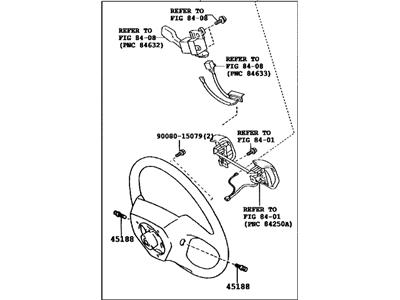 Lexus 45100-0E181-E1 Steering Wheel Assembly