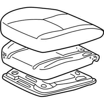 Lexus 71420-33571-G2 Cushion Assy, Front Seat, LH (For Separate Type)