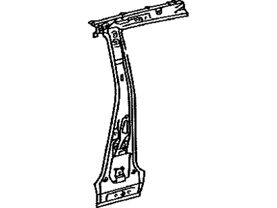 Lexus 61308-0E010 Pillar Sub-Assy, Center Body, Inner LH