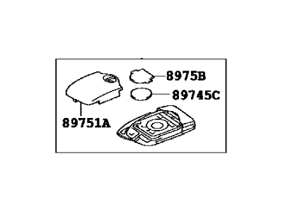 Lexus 89904-53E70 Transmitter Sub-Assy