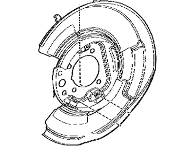 Lexus 46503-24120 Plate Sub-Assembly, Park