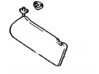 Lexus 74320-24080-03 Visor Assy, LH