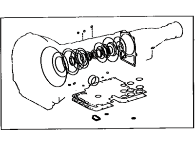 Lexus 04351-30250 Gasket Kit, Automatic Transmission Overhaul