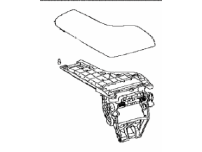 Lexus 58920-53030-C0 Rear Console Armrest Assembly