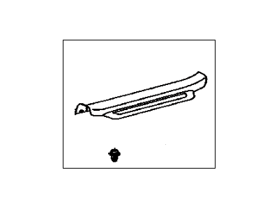 Lexus 67920-0E030-B0 Plate, Front Door Scuff, LH