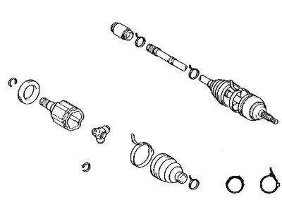 Lexus 43420-33240 Shaft Assy, Front Drive, LH