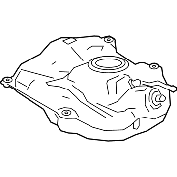 Lexus 77001-76220 TANK SUB-ASSY, FUEL