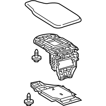 Lexus 58920-24140-D2 Rear Console Armrest Assembly