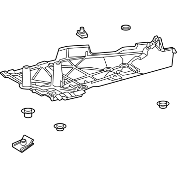 Lexus 58398-78010 COVER, FLOOR UNDER