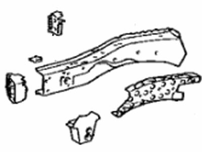 Lexus 57027-0E010 Member Sub-Assy, Front Side, RH