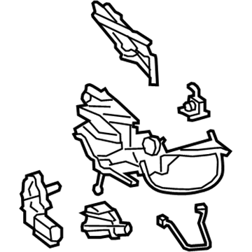 Lexus 64520-53050 Hinge Assy, Luggage Compartment Door, LH