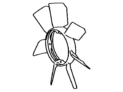 Lexus 16361-50090 Fan