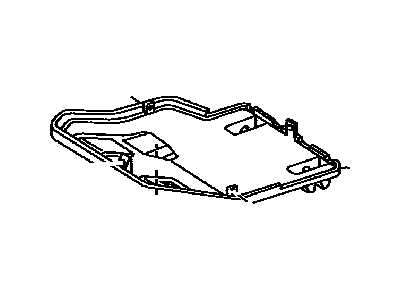 Lexus 72907-60051-A0 Cover Sub-Assy, Rear Seat Cushion Under, RH