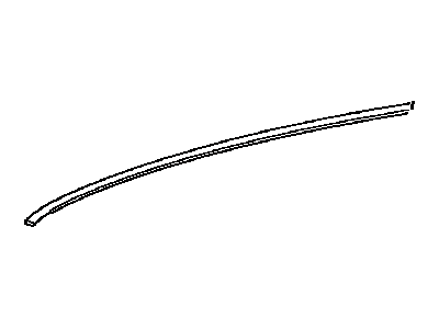 Lexus 75556-76020-J5 MOULDING, Roof Drip