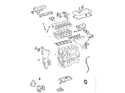 Lexus 04111-37316 GASKET KIT, ENGINE O