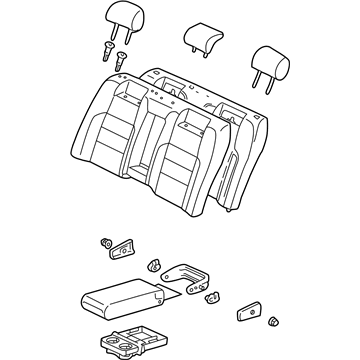 Lexus 70140-30030-A1 Back Assembly, Rear Seat