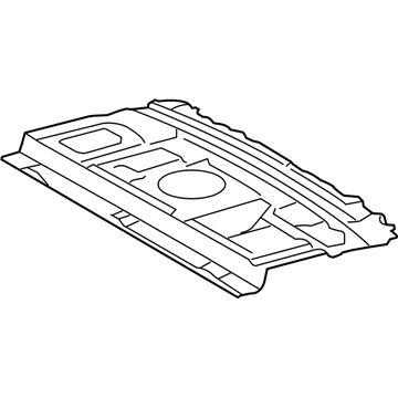 Lexus 64101-30870 Panel Sub-Assy, Upper Back