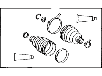 Lexus 04428-42151 Boot Kit, FR Drive S