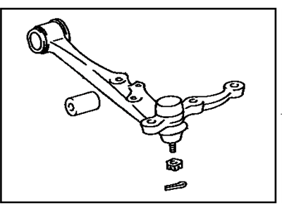 Lexus 48069-30260 Front Suspension Lower Control Arm Sub-Assembly, No.1 Left