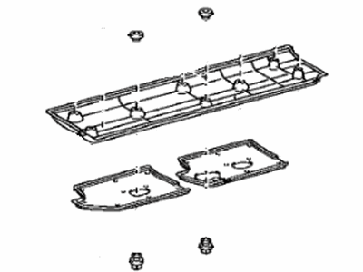 Lexus 58165-30060 Cover, Front Floor, RH