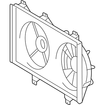 Lexus 16711-0P200 Shroud, Fan