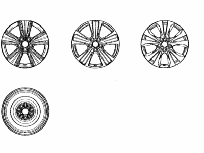 Lexus 42611-76370 Wheel, Disc