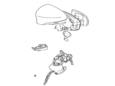 Lexus 87940-76171-A2 Mirror Assembly, Outer Rear