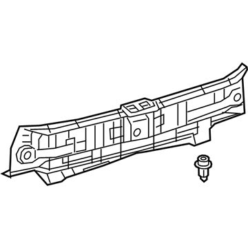 Lexus 58387-06120-C0 Plate, RR Floor FINI