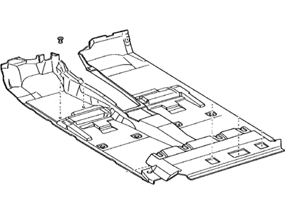 Lexus 58510-60F00-C0 Carpet Assy, Floor, Front