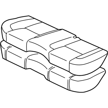 Lexus 71460-3A790-A1 Cushion Assy, Rear Seat (For Bench Type)