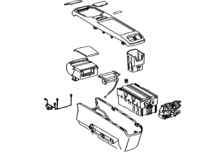 Lexus 58810-48400-C0 Box Assembly, Console