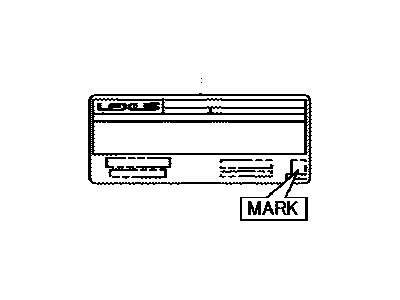 Lexus 11298-31110 Label, Emission Control Information