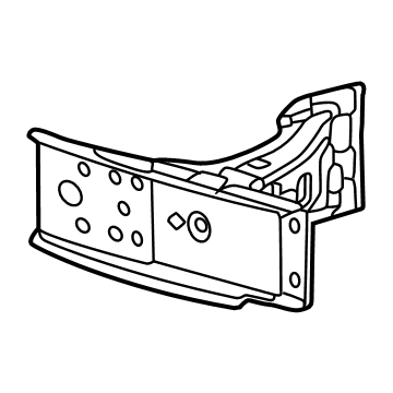 Lexus 57206-53020 SPACER Sub-Assembly, Ctr