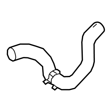 Lexus 16572-25100 HOSE, RADIATOR, NO.2