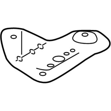 Lexus 51035-07010 Plate Sub-Assembly, FRAM