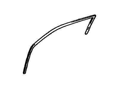 Lexus 68151-53040 Run, FR Door Glass