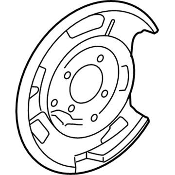 Lexus 46504-30241 Plate Sub-Assy, Parking Brake, LH