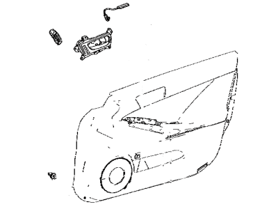 Lexus 67620-53A90-D4 PANEL ASSY, FR DOOR