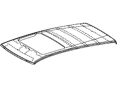 Lexus 63111-76021 Panel, Roof