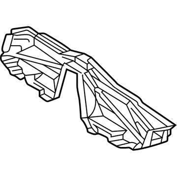 Lexus 57605-24020 Member Sub-Assy, Rear Floor Cross, NO.1