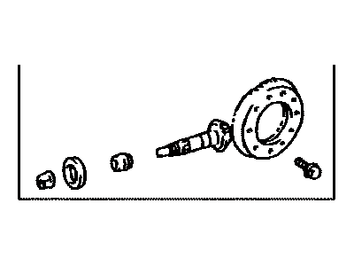 Lexus 41201-59065 Final Gear Kit, Differential, Rear