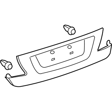 Lexus 76801-50040-B0 Garnish Sub-Assy, Luggage Compartment Door, Outside