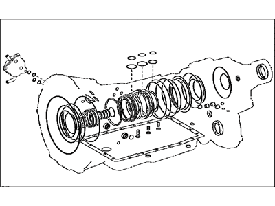 Lexus 04351-30980 Gasket Kit, Automatic Transmission Overhaul